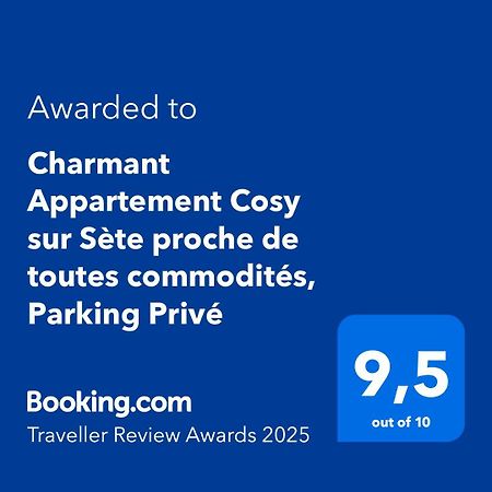 Charmant Appartement Cosy Sur Sete Proche De Toutes Commodites, Parking Prive Sète Exterior foto